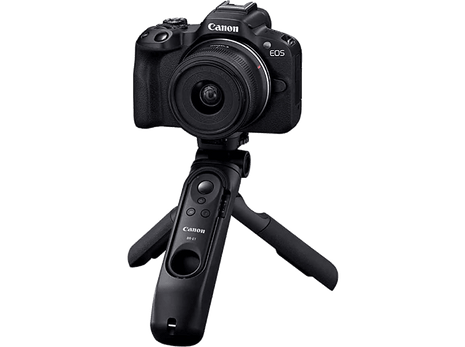 Cámara EVIL - Canon R50, Con RF-S 18-45 F4.5-6.3 IS, Kit creator, 24.2 megapixel, Wi-Fi, Negro