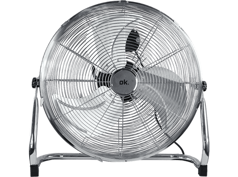 Ventilador industrial - OK OFF 40323, 80 W, 3 velocidades, 3 aspas, 63.3 dB(A), Plata