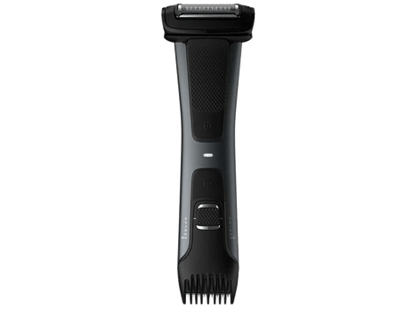 Afeitadora corporal - Philips Bodygroom 7000 BG7020, Recortadora Seco y húmedo, Peine-guía 5 longitudes, Negro