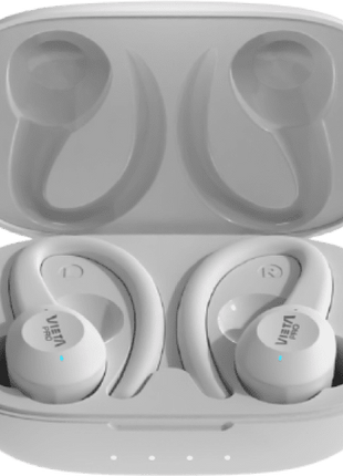 Auriculares inalámbricos - Vieta VHP-TW49WH, True Wireless, Micrófono, Blanco + Estuche de carga