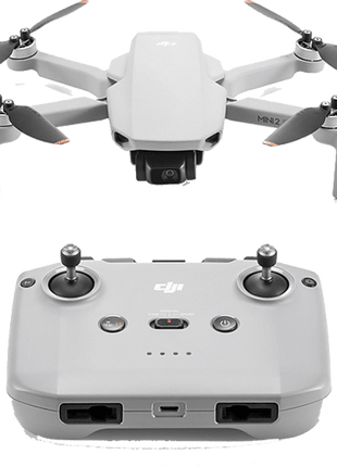 Mini Drone - DJI Mini 2 SE, Cámara integrada, Vídeo 2.7K, Hasta 10 km, Autonomía 31 min, Blanco