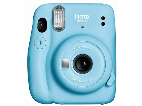 Cámara instantánea - Fujifilm Instax Mini 11, 62 x 46 mm, Flash, Azul CL