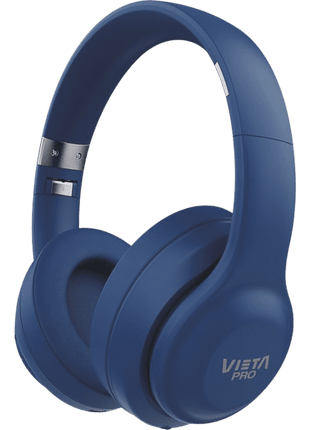 Auriculares inalámbricos - Vieta VHP-BT499LB, Con diadema, Circumaurales, 20 h, Bluetooth, Micrófono, Azul