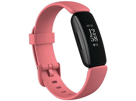 Pulsera de actividad - Fitbit Inspire 2, Rosa Pomelo, Frecuencia Cardiaca 24/7, 10 días batería