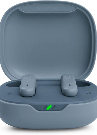 JBL Wave 300 TWS True Wireless Auriculares Inalámbricos In-Ear con micrófono integrado, hasta 26 horas de reproducción, incluye estuche de carga, negro