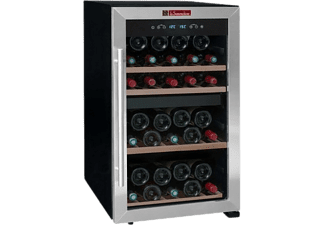 Vinoteca - La Sommelière LS51.2Z, 50 botellas, Compresor, 3 estantes de madera, 83.8 cm, Negro