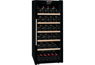 Vinoteca - La Sommelière SLS117, 100 W, Compresor, 121 Botellas, De 5 a 20°C, 5 Estantes, Negro