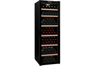 Vinoteca - La Sommelière CTV178 , 165 botellas, Dinámico, De 5 a 20°C, Puerta acristalada, 5 bandejas, Negro