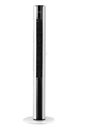 Ventilador de torre - Taurus Babel Infinite, 50 W, 110 cm, Temporizador, Control remoto, 3 Modos, Blanco