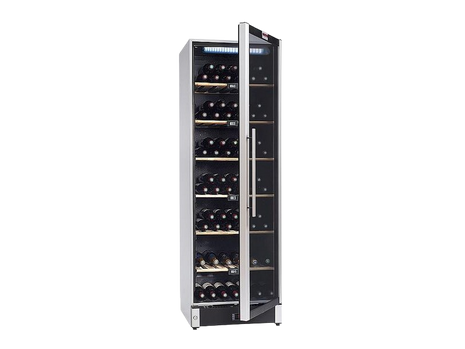 Vinoteca - La Sommelière VIP185, 200 W, Compresor, Para 197 Botellas, Multitemperatura, Antivibración, Inox