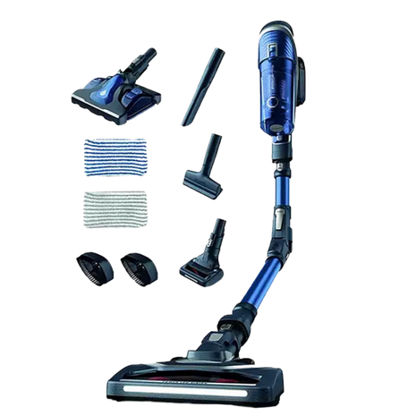 Broom vacuum cleaner - Rowenta RH9695 X-Force 8.50 Aqua, 22 V, Multifunctional, Battery, 35 min, Blue