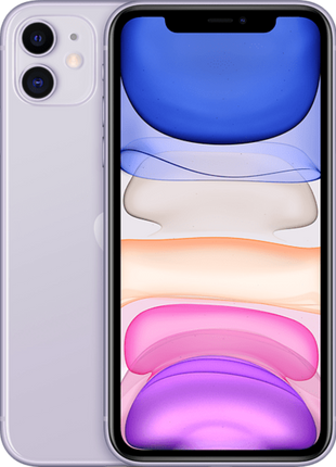 Apple iPhone 11, Malva, 64 GB, 6.1" Liquid Retina HD, Chip A13 Bionic, iOS