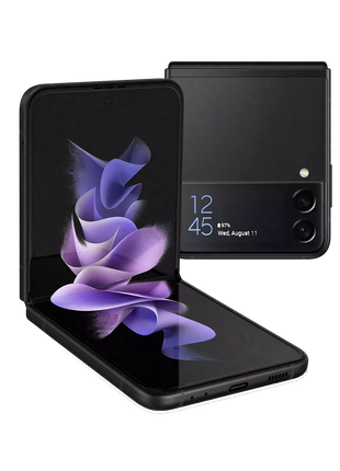 Móvil - Samsung Galaxy Z Flip3 5G New, Negro, 128 GB, 8 GB RAM, 6.7" FHD, Snapdragon 888, 3300 mAh, Android 11
