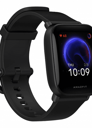 Smartwatch - Amazfit Bip U Pro, 20 mm, 1.43" TFT, Resistente al agua, BT 5.0, GPS, Autonomía 9 días, Negro