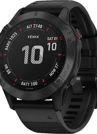 Sports watch - Garmin Fenix ​​6 Pro, Black, GPS, ABC sensors, Sports applications, Black