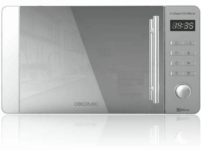 Microondas - Cecotec ProClean 5120 Mirror, Grill, 700W, 20 L, 8 progra –  Join Banana