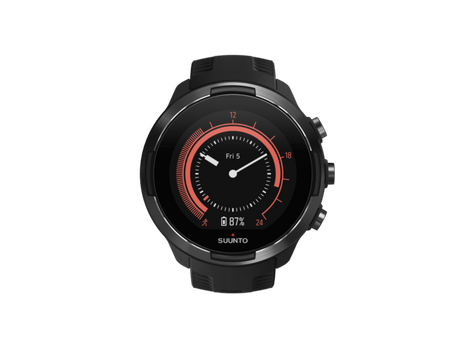 Sports watch - Suunto 9, Black, Heart rate monitor, Barometer, FusedTrack, 120 hours Autonomy