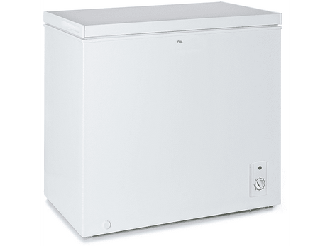 Congelador horizontal - OK OFZ143F, 202 l, Estático, 85 cm, Control mecánico, Blanco