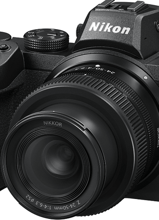 Cámara EVIL - Nikon Z5, Full Frame, Con objetivo Nikkor 24-50 mm F/4-6.3, 24.3 MP, WiFi, Bluetooth, Negro