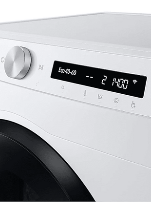 Lavadora secadora - Samsung WD90T534DBW/S3, 9kg/6kg, EcoBubble™, 1400 rpm, Autodosificación, 24 programas, Blanco