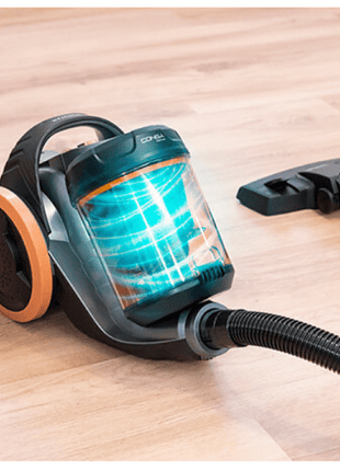 Bagless vacuum cleaner - Cecotec Conga PopStar 4000 Ultimate Pro, 800 W, 3.5 l, 72 dB, 20 kPa, 9 m, Orange