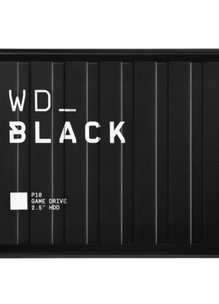 Disco duro 5 TB -  WD Black P10 Game Drive (WDBA3A0050BBK-WESN), 5 TB, 2.5", Para consolas y PC, Negro