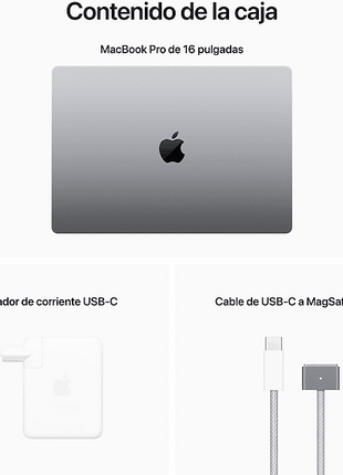 Apple MacBook Pro (2023), 16.2 " Liquid Retina XDR, Chip M2 Pro, 16 GB, SSD de 1TB, macOS, Cámara FaceTime HD a 1080p, Gris espacial