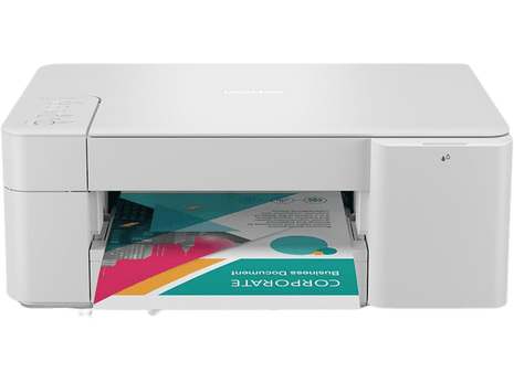 Impresora multifunción - Brother DCP-J1200W, 16/9 ppm color, Wi-Fi, 150 hojas, Tinta, USB, Blanco