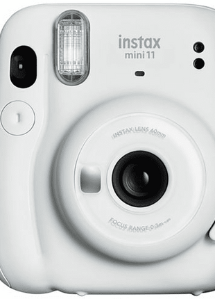 Cámara instantánea - Fujifilm Instax Mini 11, 62 x 46 mm, Flash, Blanco