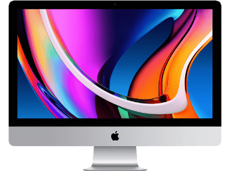Apple iMac (2020), 27" Retina 5K, Intel® Core™ i5 10ª Gen, 8 GB, 256 GB SSD, Radeon Pro 5300, MacOS, Plata