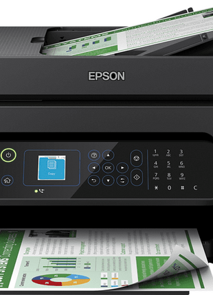 Impresora multifunción - Epson WF-2935DWF, Inyección de tinta, Escaner y Fax, Negro