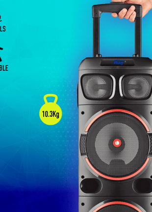 Altavoz inalámbrico - NGS Premium Speaker Wild Dub 1, 300 W, Bluetooth, Tecnología True Wireless Stereo, Negro