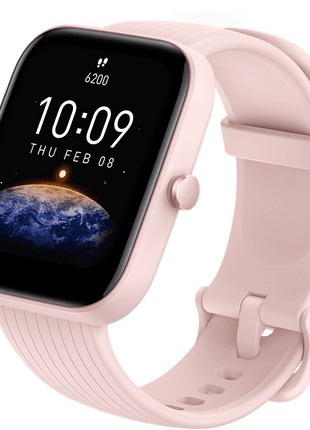 Smartwatch - Amazfit Bip 3, 20 mm, 1.69" TFT, BT 5.0, iOS y Android, 5ATM, 280 mAh, Autonomía 14 días, Rosa