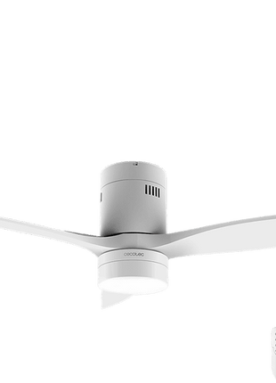 Cecotec Ventilador de Techo con Luz y Wifi EnergySilence Aero 5600 White  Aqua Connected. 40 W