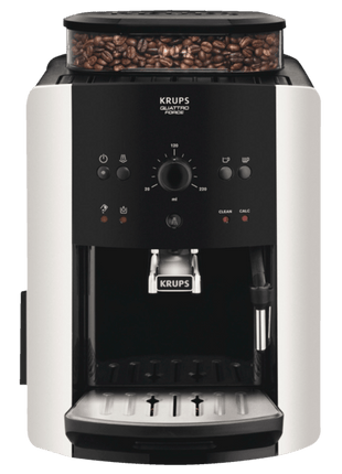 Cafetera superautomática - Krups Espresseria Arabica Quattro Force EA8118, 1450W, 15 bares