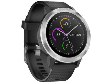Reloj deportivo - Garmin VivoActive 3, Negro, GPS, Frecuencia cardíaca, Connect IQ, Garmin Pay