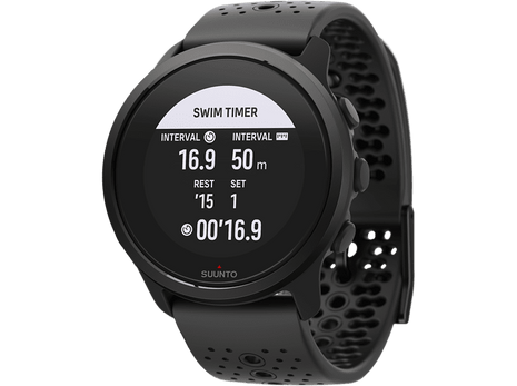 Reloj deportivo - Suunto 5 Peak All Black, Negro, 130-210 mm, 1.1", Bluetooth, Seguimiento de actividad, Sumergible 30 m
