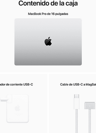 Apple MacBook Pro (2023), 16.2 " Liquid Retina XDR, Chip M2 Max, 32 GB, SSD de 1TB, macOS, Cámara FaceTime HD a 1080p, Plata