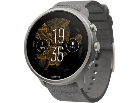 Smartwatch - Suunto 7, Wear OS, 1.39", Up to 40 days, Wi-Fi, NFC, Bluetooth, Water Resistance, GPS, Gray