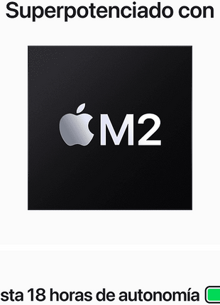 APPLE MacBook Air (2023), 15.3" Retina, Chip M2 de Apple, 8 GB, 512 GB SSD, MacOS, Teclado Magic Keyboard Touch ID, Plata