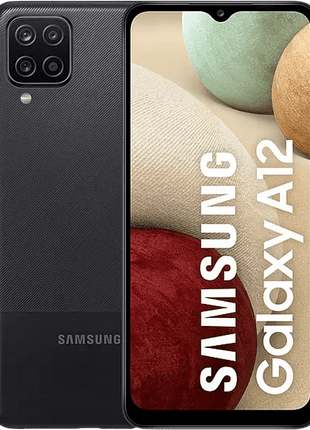 Móvil - Samsung Galaxy A12 (2021), Negro, 32 GB, 3 GB RAM, 6.5" HD+, QuadCam, Exynos 850, 5000 mAh, Android 11