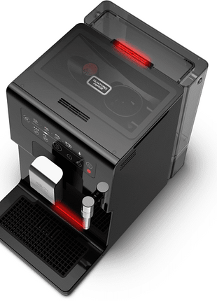 Cafetera superautomática - Krups EA8708 Intuition Essential Digital, 1450 W, 2.3 l, 15 bar, 2 Tazas, Sistema Quattro Force, Negro