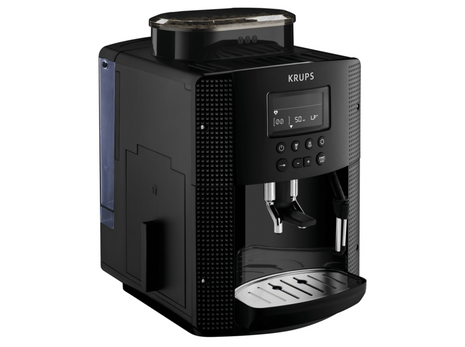 Cafetera superautomática - Krups Pisa EA81P070, LCD, 260 g, 1.7l, Negra