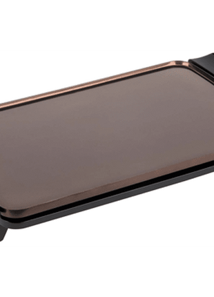 Plancha de asar - Jata JEGR0550, 2500 W, Antiadherente, Aluminio y terrastone, 55 cm, Negro