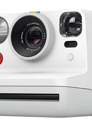 Cámara instantánea - Polaroid Now, 88 x 108 mm, Flash, Blanco