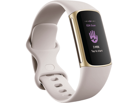 Activity tracker - Fitbit Charge 5, Graphite Ivory White, 13 - 21 cm, 1.04", GPS, BT LE, ECG, NFC, SpO2