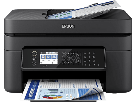 Impresora multifunción - Epson WorkForce WF-2870DWF, 33 ppm B/N, 18 ppm Color, 5760 x 1440 ppp, WiFi, Negro