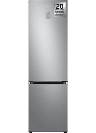 Frigorífico combi -  Samsung SMART AI RB38C675CS9/EF, All-Around Cooling, 200 cm, 390L, No Frost,  WiFi, Inox