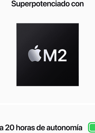Apple MacBook Pro (2022), 13,3" Pantalla Retina, Chip M2 de Apple, 8 GB, 512 GB, macOS Monterey, Cámara FaceTime HD a 720p, Plata