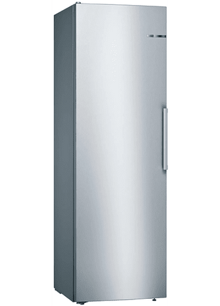Frigorífico una puerta - Bosch KSV36VIEP, 346 l, Circulación dinámica, 186 cm, 39 dB, Gris